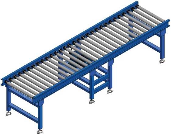 Timing Belt & Poly V-Belt Driven Roller Conveyor