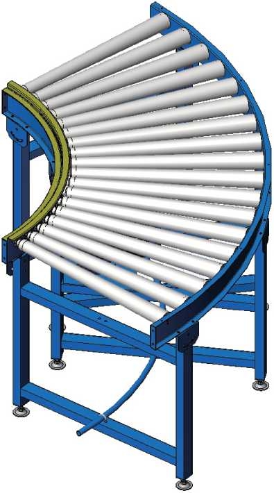 Single-chain Curve Roller Conveyor